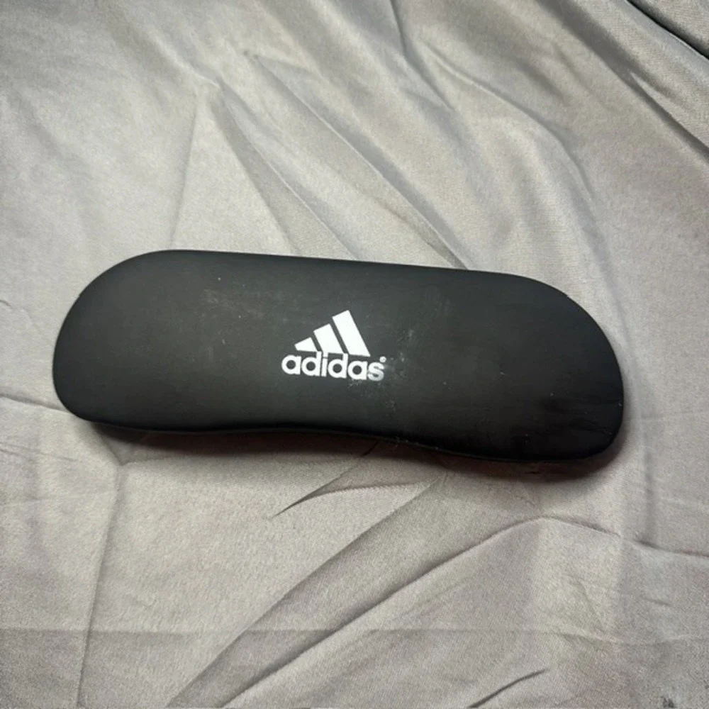 Adidas Hard Shell Sunglasses Case Matte Black Eyewear Protector Clamshell Logo